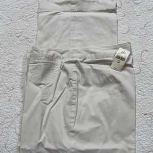 NWT j. Jill wide leg chinos